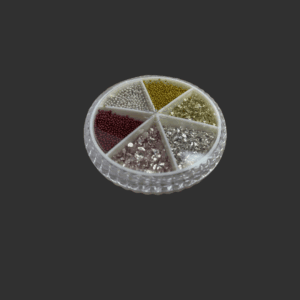 RULETA CAVIAR + PIEDRAS + PERLAS X6 MIXTO