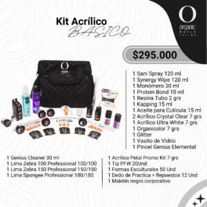 KIT ACRILICO BÁSICO MALETÍN NEGRO