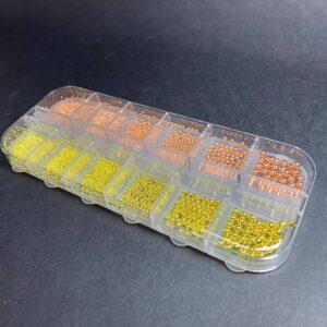 CAVIAR x12 DORADO Y ORO ROSA