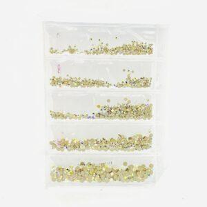 SET DE GEMAS DORADO