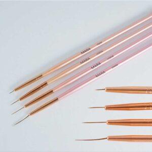 PINCEL LINER KOLINSKY 0.7-10 ML ORO ROSA MADERA PROFESIONAL unidad