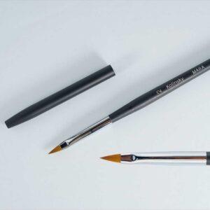 PINCEL DE ACRILICO 3D #2 KOLINSKY NEGRO CON TAPA
