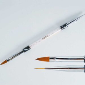 PINCEL DOBLE PUNTA LINER+ACRILICO CRISTALES