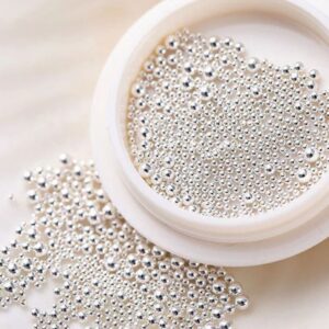 CAVIAR INDIVIDUAL REDONDE PLATEADO