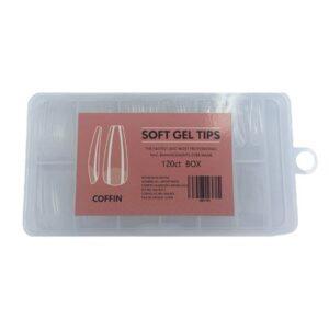 PRESS ON CAJA X120 COFFIN LISA SOFT GEL
