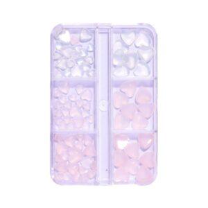 CORAZONES 7D COLORES CAJA X6 MIX PASTEL