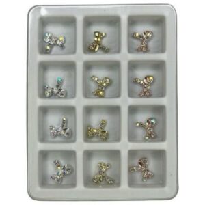 DIJE CAJA X12 MOÑOS DECORATIVOS DE LUJO NOVO PLUS