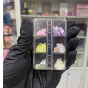 CONCHA NACAR NATURAL CAJA X6 COLORES PASTEL