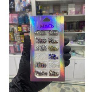 PIEDRAS Y GEMAS SOBRE X12 COLORES SURTIDAS